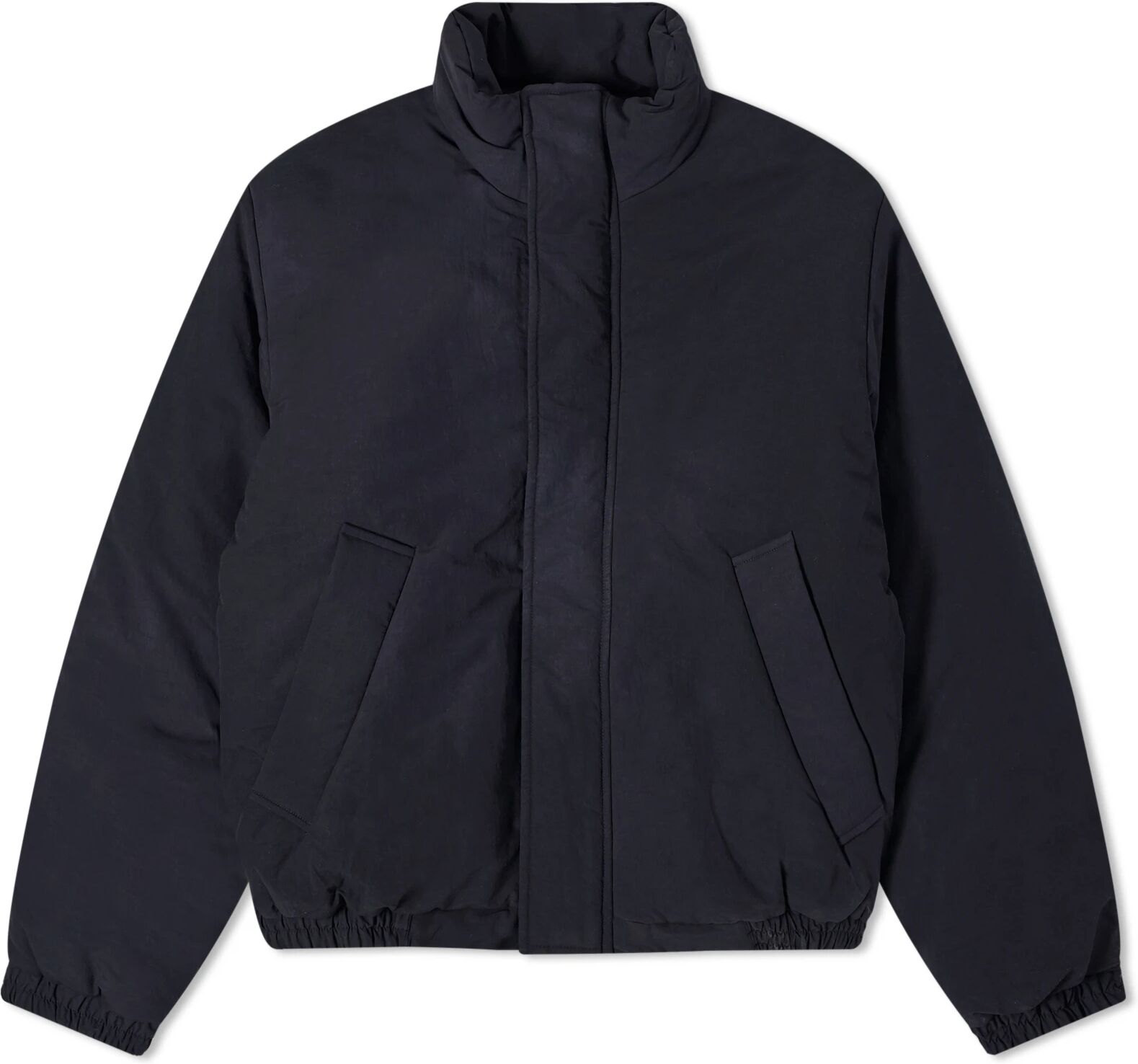 Acne Studios Men's Osam Wave Dyed Padded Jacket in Navy, Size 44