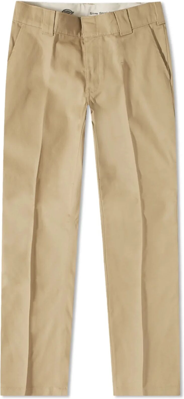 Dickies Men's 873 Slim Straight Work Pant in Khaki, Size Large