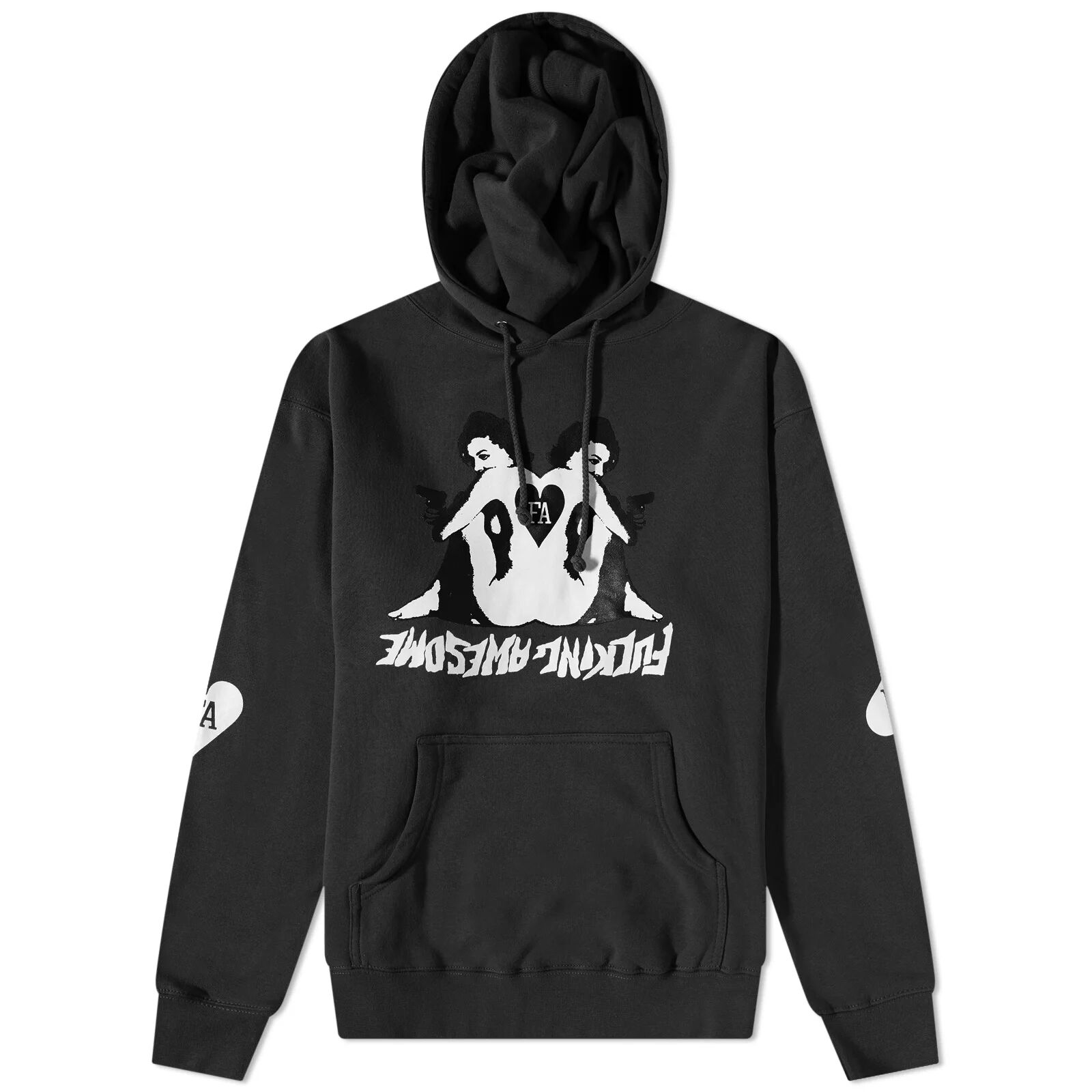 Fucking Awesome Men's Cards Hoody in Black, Size Small