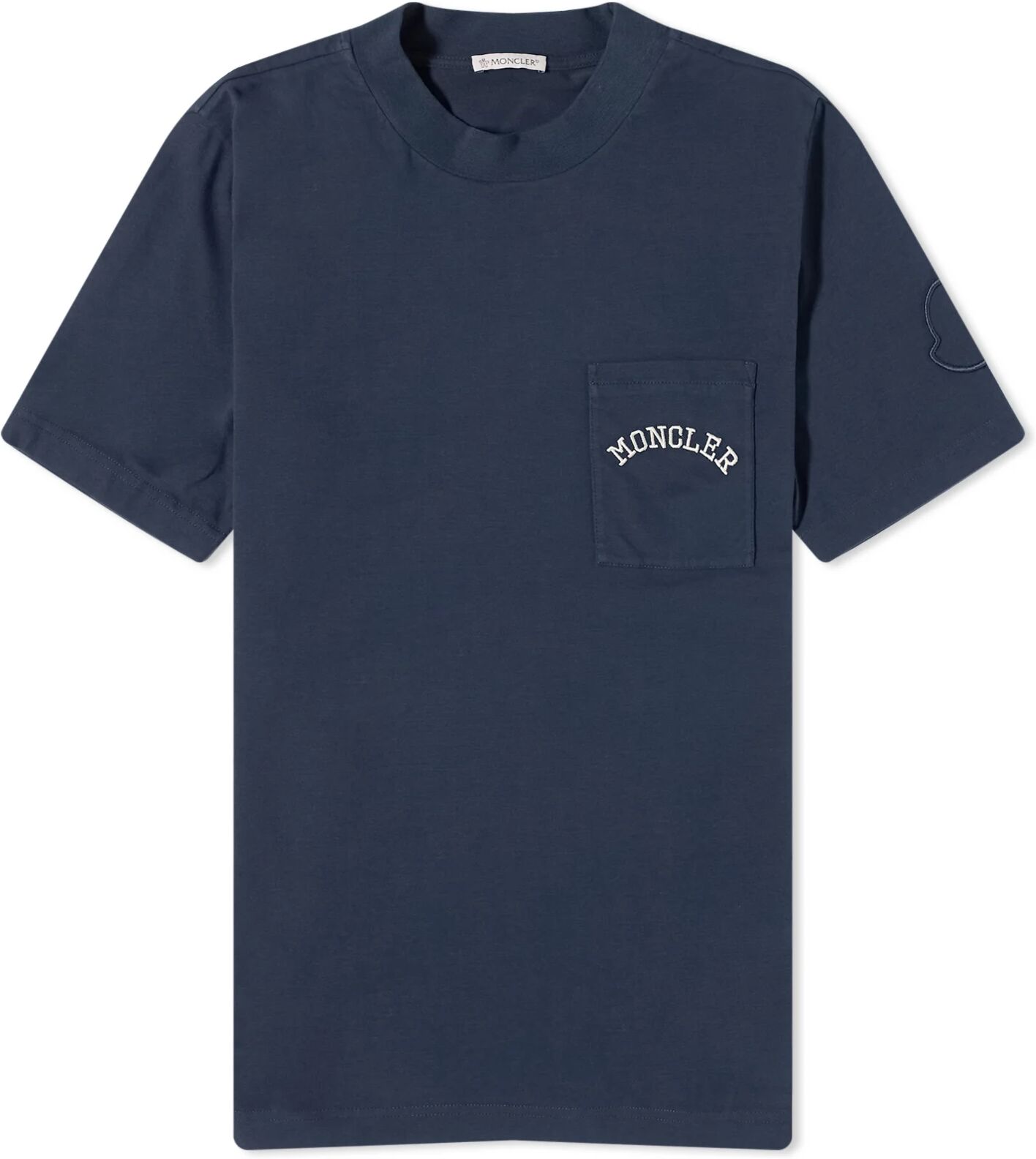 Moncler Men's Pocket T-Shirt in Navy, Size X-Small