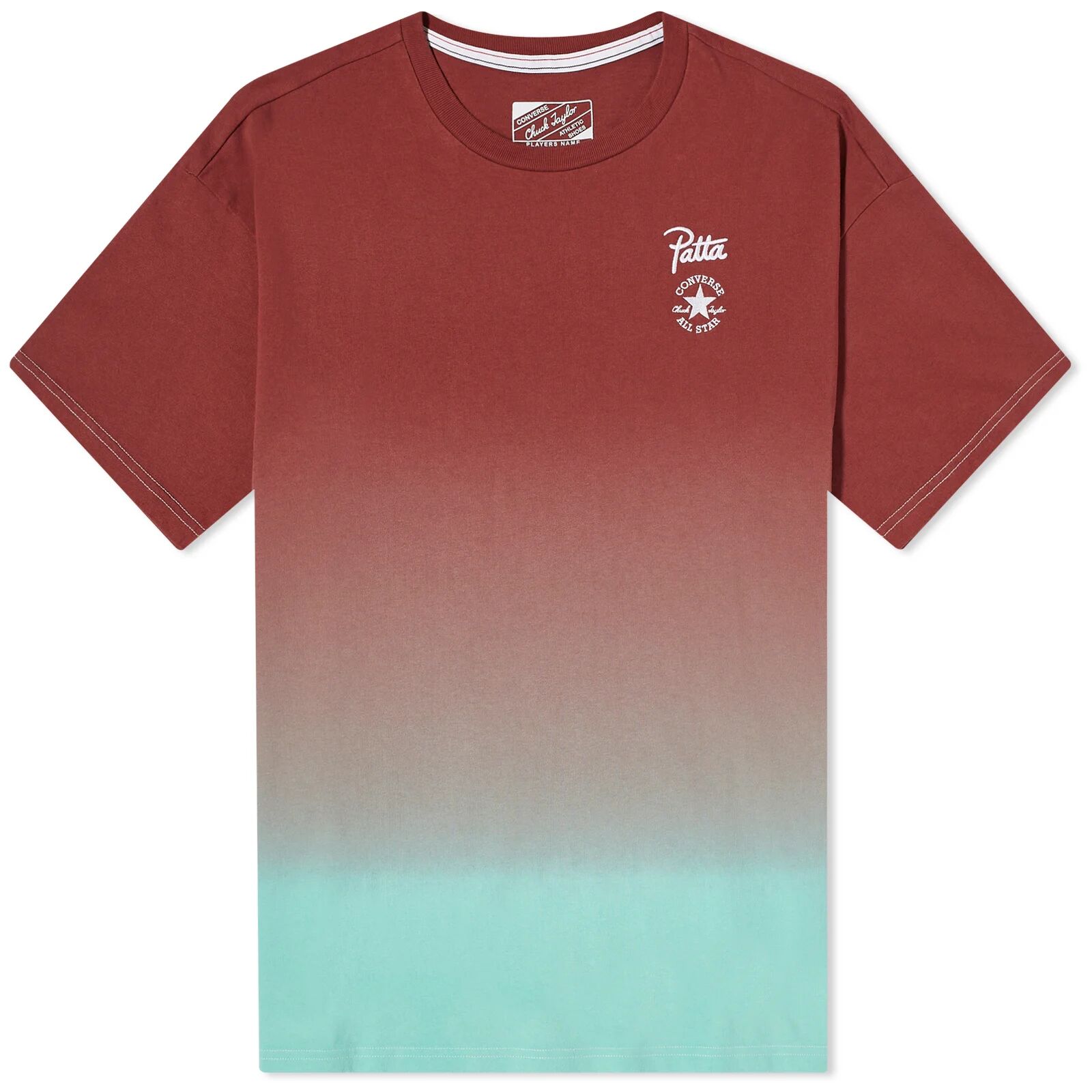 Converse x Patta T-Shirt in Patta Gradient, Size X-Small