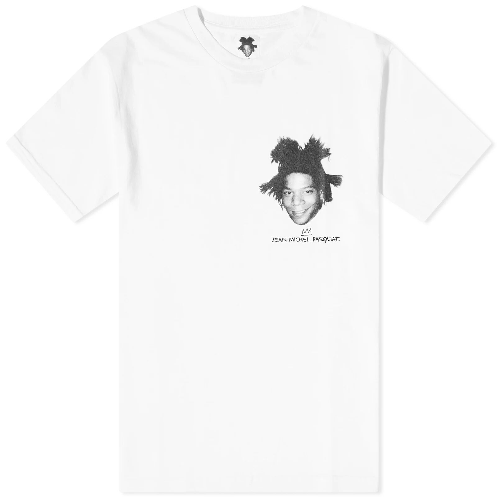 Wacko Maria Men's Jean-Michel Basquiat T-Shirt in White, Size Large