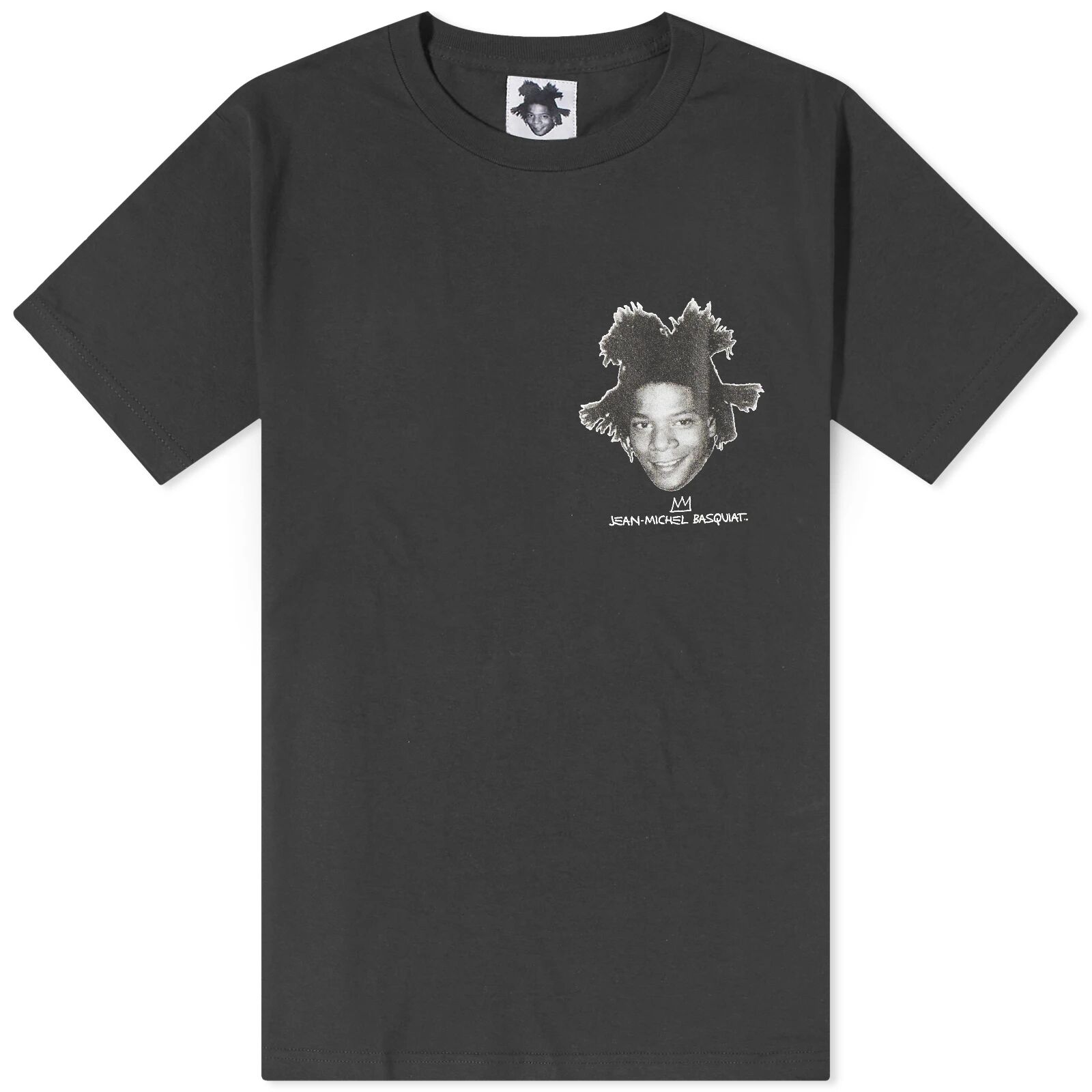 Wacko Maria Men's Jean-Michel Basquiat T-Shirt in Black, Size X-Large