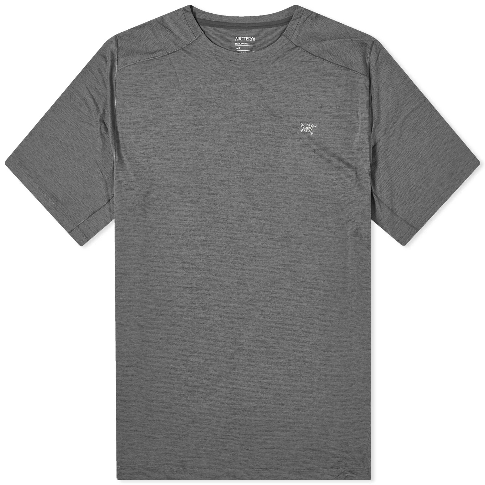 Arc'teryx Men's Cormac Crew T-Shirt in Black Heather, Size X-Small