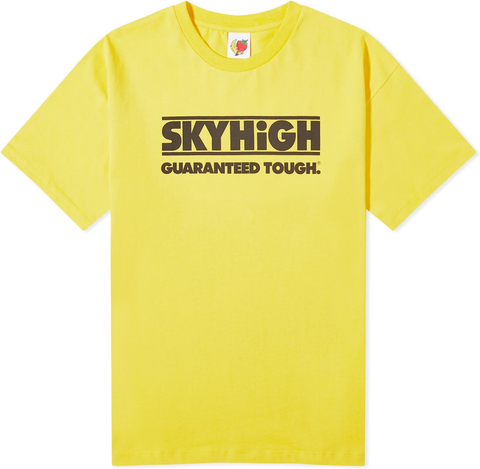 Sky High Farm Men's Construction T-Shirt in Yellow, Size Small