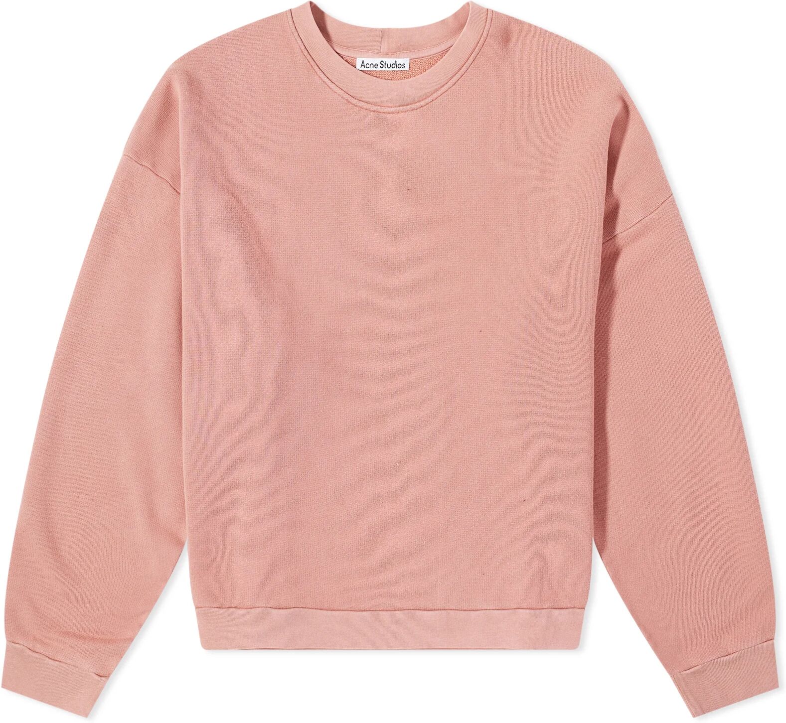 Acne Studios Men's Fester Vintage Crew Sweat in Vintage Pink, Size Medium