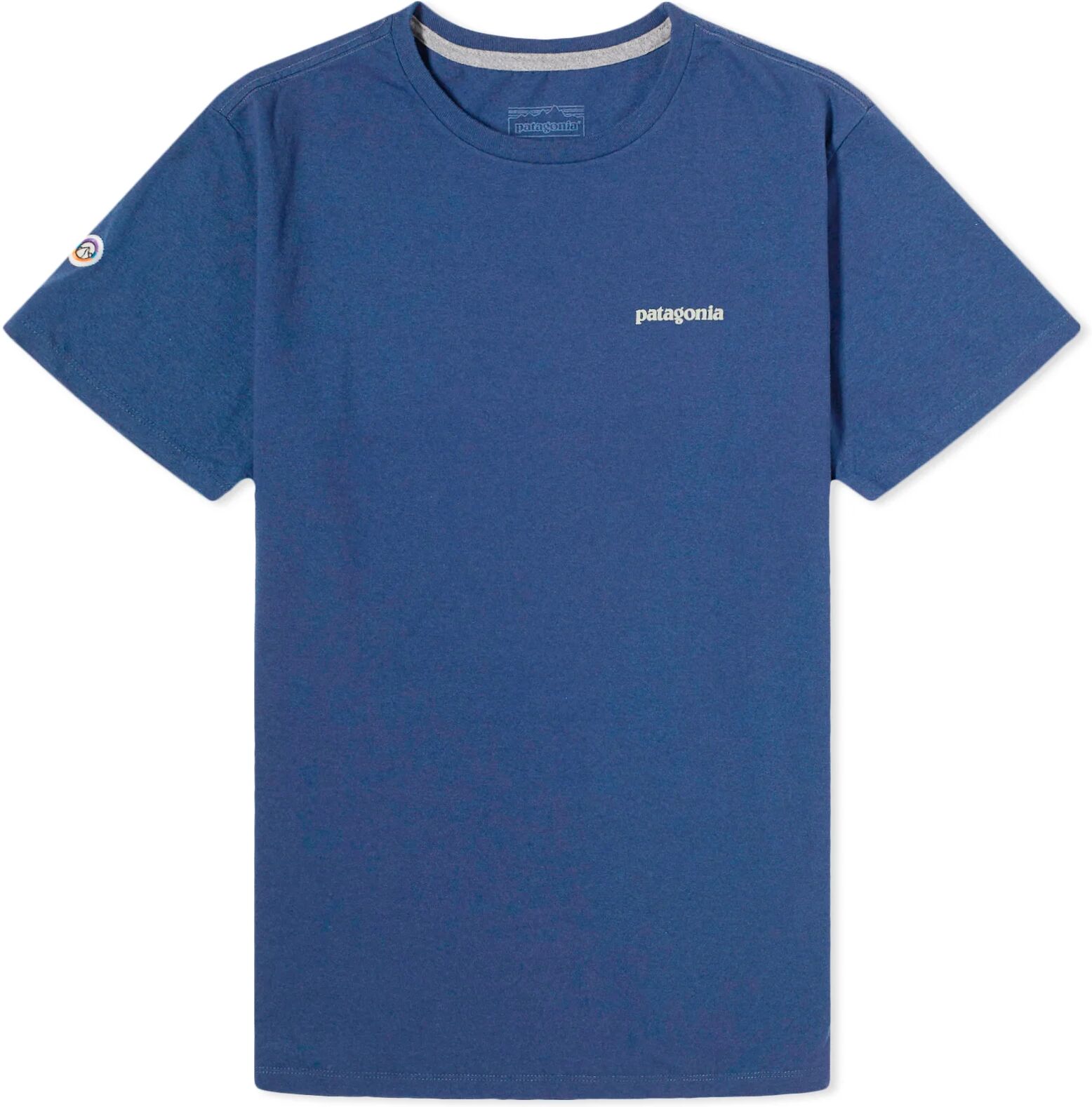 Patagonia Men's Fitz Roy Icon Responsibili-Tee in Lagom Blue, Size X-Small