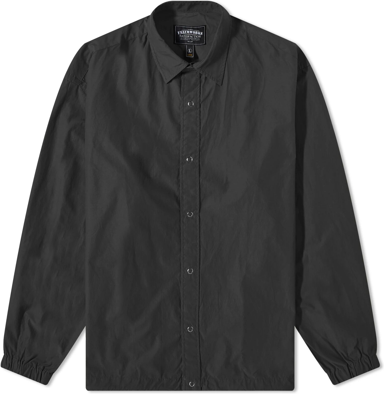 FrizmWORKS Men's Nylon String Shirt in Black, Size Medium