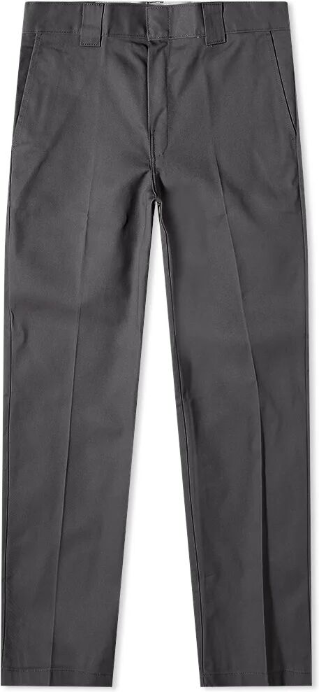 Dickies Men's 873 Slim Straight Work Pant in Charcoal Grey, Size Large