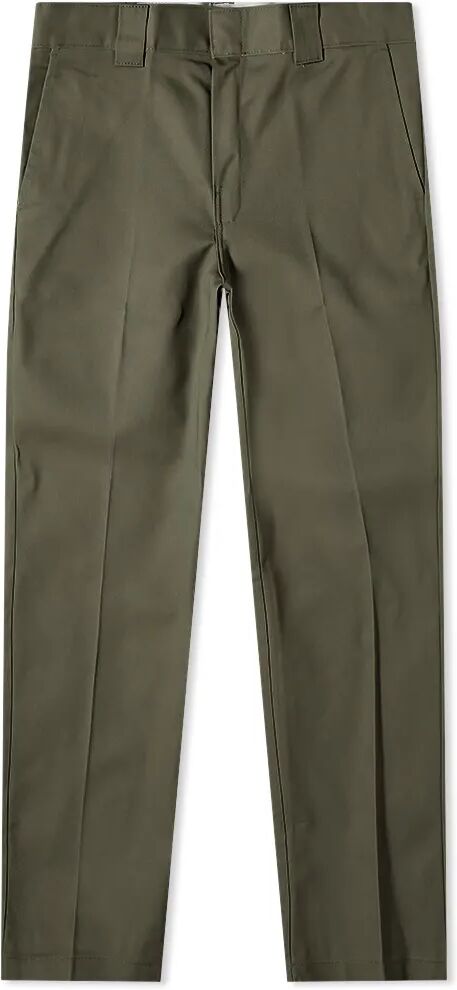 Dickies Men's 873 Slim Straight Work Pant in Olive Green, Size X-Large