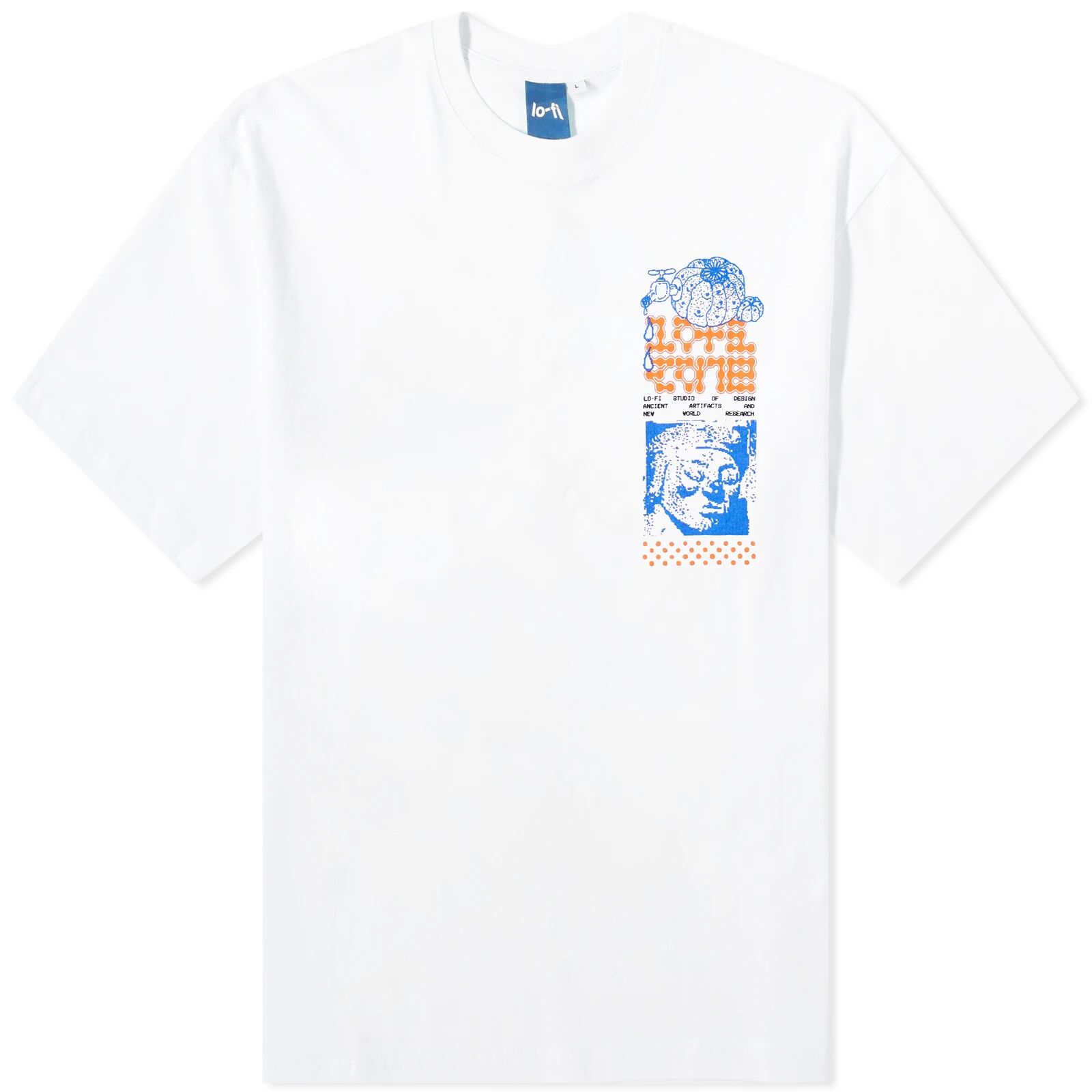 Lo-Fi Men's Void T-Shirt in White, Size Medium