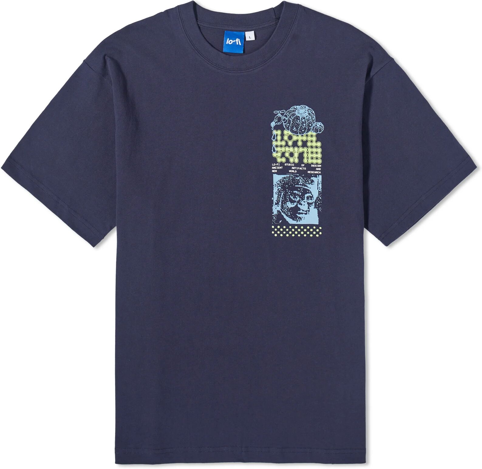 Lo-Fi Men's Void T-Shirt in Navy, Size Small