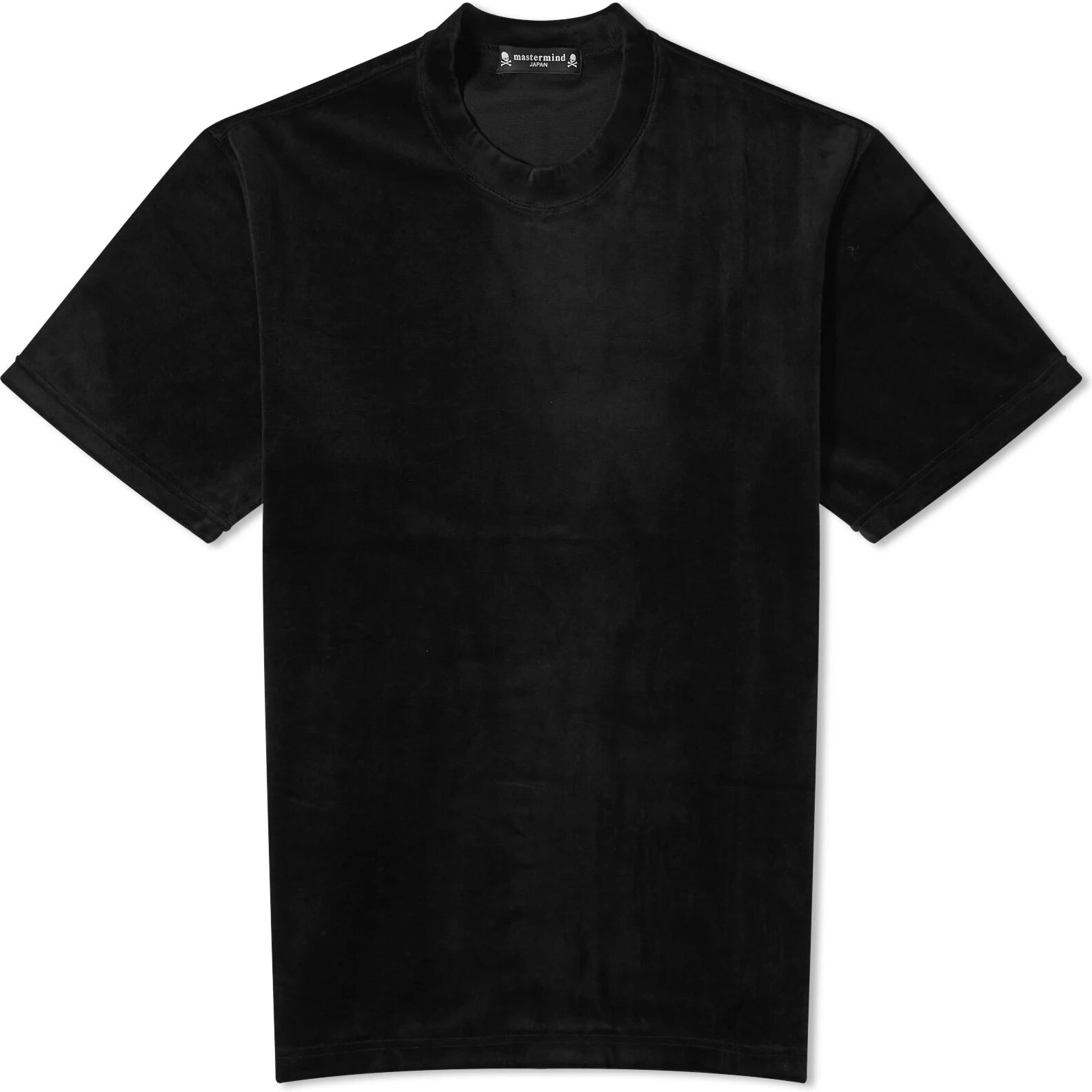 Mastermind Japan Men's Velour T-Shirt in Black, Size Medium