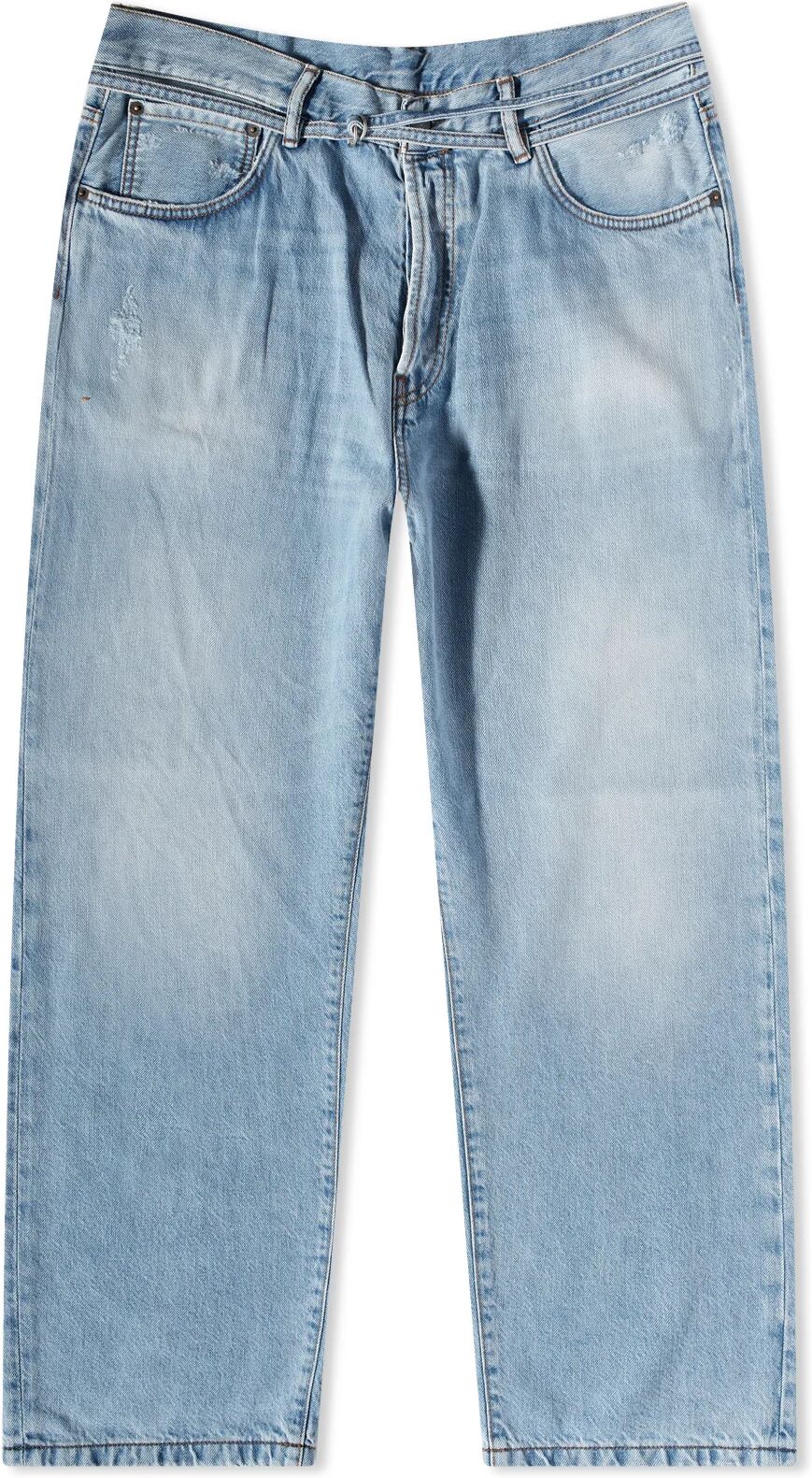 Acne Studios Men's 1991 Toj Loose Jeans in Light Blue Vintage, Size Small