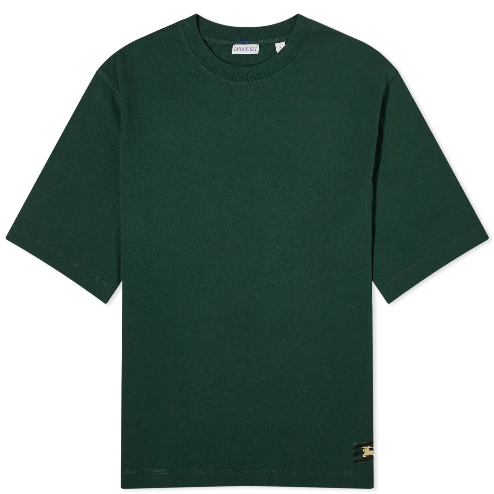 Burberry Men's EKD Label T-Shirt in Ivy, Size Medium