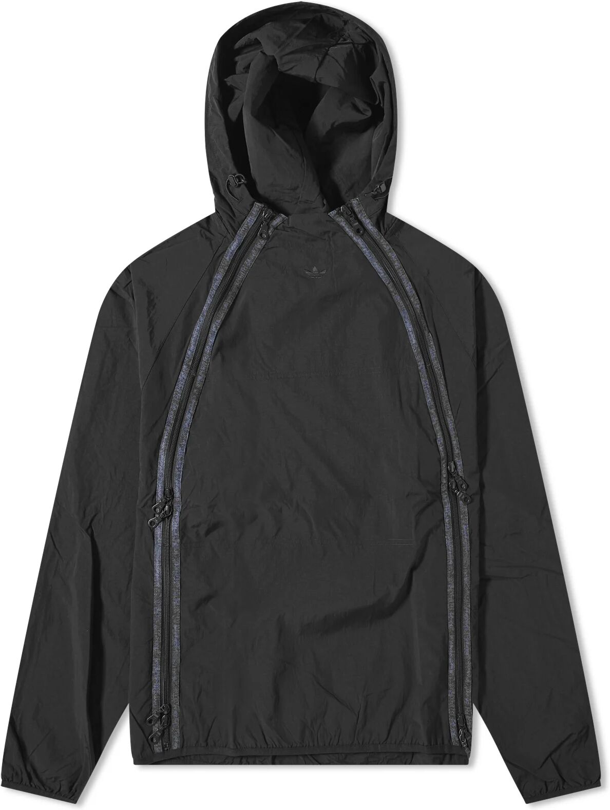 Adidas Men's Adventure Windbreaker in Black, Size Medium