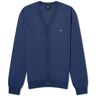 A.P.C. Men's Curtis Cardigan in Dark Navy, Size Large