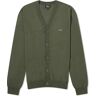 A.P.C. Men's Curtis Cardigan in Military Khaki, Size X-Large