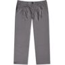 Uniform Bridge Men's Two Tuck Chino Pant in Grey, Size X-Large