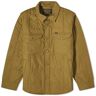 Filson Men's Cover Cloth Quilted Shirt Jacket in Olive Drab, Size Medium