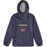 Napapijri Men's Lightweight Rainforest Jacket in Blue Marine, Size X-Large