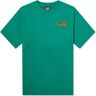 Tired Skateboards Men's Workstation Pocket T-Shirt in Dark Green, Size Medium