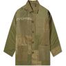 Maharishi Men's Patchwork Donkey Jacket in Olive, Size Medium