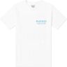 Wacko Maria Men's Blue Note Type 2 T-Shirt in White, Size Small