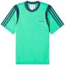 Adidas Men's x Wales Bonner Football Shirt in Vivid Green, Size X-Large