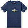 Tired Skateboards Men's Cat Nap T-Shirt in Navy, Size Medium