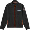 Napapijri Men's Anderby Fleece Jacket in Black, Size Small