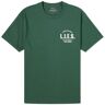 L.I.E.S. Records Men's Classic Logo T-Shirt in Forest Green, Size Medium