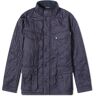 Barbour Men's International Ariel Polarquilt Jacket in Navy, Size Small