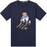 Polo Ralph Lauren Men's Painting Bear T-Shirt in Cruise Navy, Size X-Large