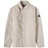 Barbour Men's International Touring Quilt Jacket in Stone, Size Medium