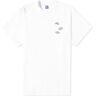 Creepz Men's Invasion UFO T-Shirt in White, Size Small