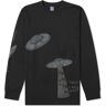 Creepz Men's Invasion Long Sleeve T-Shirt - END. Exclusive in Black Out, Size Small