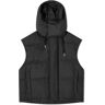 AMI Paris Men's Down Vest in Wool Tricotine Black, Size Small