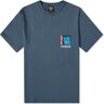 Tired Skateboards Men's Thumb Down T-Shirt in Orion Blue, Size Small