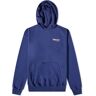 Balenciaga Men's Oversized Political Campiagn Hoodie in Pacific Blue/White, Size Medium