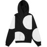 Marni Men's Polka Dot Hoodie in Nero, Size Large