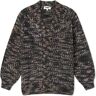 YMC Men's Kurt Cardigan in Black Multi, Size Small