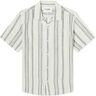 Corridor Men's High Twist Stripe Vacation Shirt in Natural, Size X-Large