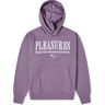 Puma Men's x Pleasures Graphic Hoodie in Purple Charcoal, Size Small