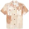 Andersson Bell Men's Tawney Vacation Shirt in Sand, Size X-Large