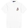 Polo Ralph Lauren Men's Painting Bear Polo Shirt in White, Size X-Large