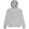 END. x Axel Arigato Men's Milan Gargoyle Hoodie in Light Grey/Ecru, Size X-Large