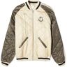 Moncler Genius x Palm Angels Gosper Bomber Jacket in White/Green, Size Large