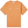 Purple Mountain Observatory Men's Globe T-Shirt in Burnt Peach, Size Medium