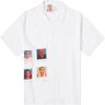 Jungles Jungles Men's x Keith Haring Polaroids Vacation Shirt in White, Size Medium